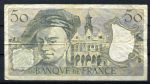 Франция 1976 г. • P# 152a • 50 франков • Морис Кантен де Латур • регулярный выпуск • F-VF*
