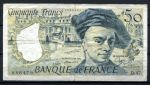 Франция 1987 г. • P# 152c • 50 франков • Морис Кантен де Латур • регулярный выпуск • VF+