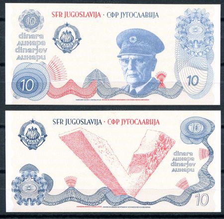 ЮГОСЛАВИЯ 1990г. P#  / 5 ДИНАР / ТИТО /  UNC ПРЕСС PROOF / RARE!