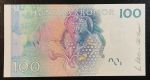 Швеция 2002 г. • P# 65a • 100 крон • Карл Линней • регулярный выпуск • UNC пресс