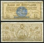 Шотландия 1965 г. (6.05) • P# 102b • 1 фунт • парусник • регулярный выпуск • VF