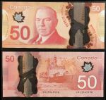 Канада 2012 г. • P# 109a • 50 долларов • пластик • Маккензи Кинг • ледокол • регулярный выпуск • Macklem - Carney • XF