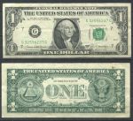 США 1969 г. G Чикаго • P# 449C • 1 доллар • Джордж Вашингтон • регулярный выпуск • XF