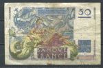 Франция 1946 г. (16-5) • P# 127b • 50 франков • Урбен Леверье • регулярный выпуск • F*