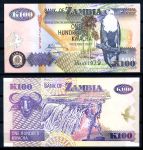Замбия 2003 г. • P# 38d • 100 квач • орел • регулярный выпуск • UNC пресс