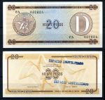 Куба 1985 г. • P# FX36 • 20 песо • Серия D • валютный сертификат • UNC пресс