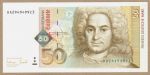 Германия • ФРГ 1996 г. • P# 45 • 50 марок • регулярный выпуск • UNC пресс
