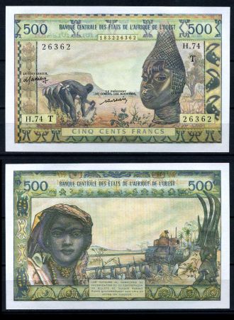 ЗАПАДНАЯ АФРИКА ТОГО 1959-61гг. P# 802Tm / 500 ФРАНКОВ UNC ПРЕСС