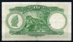 Стрейтс Сетлментс 1935 г. • P# 18b • 10 долларов • Георг V • тигр • регулярный выпуск • XF-