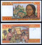 Мадагаскар 1998 г. • P# 81 • 2500 франков(500 ариари) • рынок • UNC пресс 
