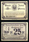 ЙЕНА 1920г. 25пф. БАШНЯ UNC ПРЕСС