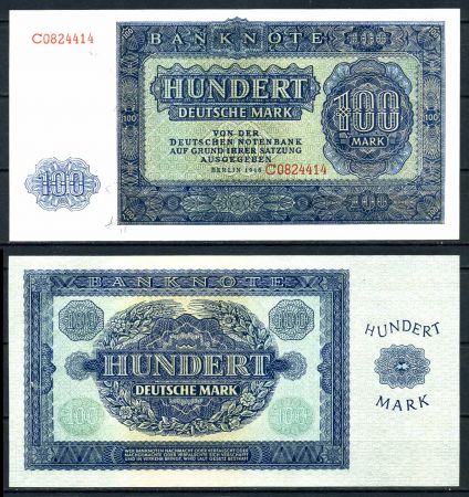 ГДР 1948г. P# 15 / 100 МАРОК UNC ПРЕСC