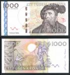 ШВЕЦИЯ 2005г. P# 68 / 1000 КРОН UNC ПРЕСС / АРХИТЕКТУРА