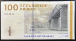 Дания 2009 г. (2013) • P# 66 • 100 крон • мост • регулярный выпуск • XF+