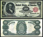 США 1891 г. P# 355 • 20 долларов • Джон Маршал • копия • UNC пресс