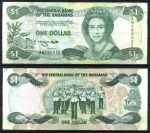 Багамы 1974(84)г. P# 43b / 1 доллар / VF