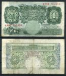 ВЕЛИКОБРИТАНИЯ 1949-55гг. P# 369b / 1 ФУНТ / VF