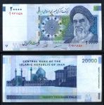 Иран 2004 г. • P# 147 • 20000 риалов • аятолла Али Хаменеи • регулярный выпуск • UNC пресс ( кат. - $20 )
