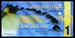 Антарктида(США) 2011г. P# / 1 доллар 100 лет Южному полюсу / UNC пресс полимер