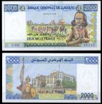 Джибути 2005 г. • P# 43 • 2000 франков • Караван верблюдов • регулярный выпуск • UNC пресс