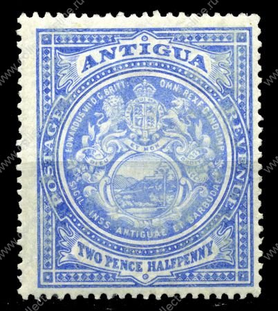 Антигуа 1908-20гг. GB# 46(SC# 34) / 2 1/2d. / MH OG VF / гербы