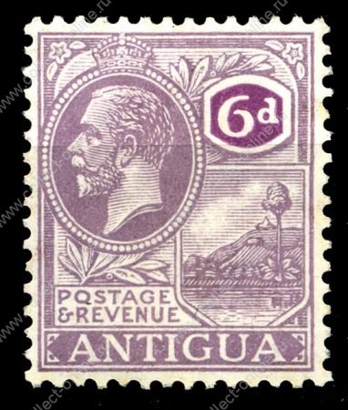 Антигуа 1921-9гг. GB# 75(SC# 52) / 6d. / MH OG VF / Георг V