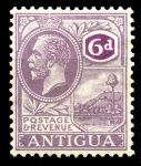 Антигуа 1921-9гг. GB# 75(SC# 52) / 6d. / MH OG VF / Георг V