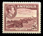 Антигуа 1938-51гг. GB# 106(SC# 92) / 2s.6d. Пушки / MH OG VF / Георг VI