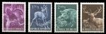 Австрия 1959 г. Sc# 640-3 • 1 - 3.50 s. • Международный охотничий конгресс • дикие животные • MNH OG VF • полн. серия