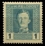 Австрия 1917-1918 гг. • Mi# FP53 • 1 h. • Император Карл • армейская почта • MNH OG VF