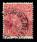 АВСТРАЛИЯ 1926г. GB# 87 / 1 1/2d. ГЕОРГ V / USED F-VF / ФАУНА