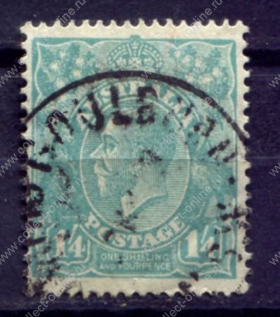 АВСТРАЛИЯ 1931г. GB# 131 / 1s.4d. ГЕОРГ V / USED F-VF / ФАУНА