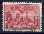 АВСТРАЛИЯ 1936г. GB# 161 / 2d. / USED F-VF / АРХИТЕКТУРА