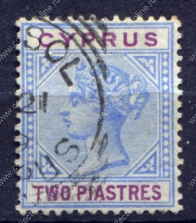 КИПР 1894-6гг. SC# 31 / 2 pi. / USED F-VF / QV