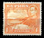 КИПР 1938-44гг. SC# 146 / 1 pi. / USED F-VF / KG VI / АРХИТЕКТУРА