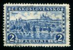 Чехословакия 1926-1927 гг. • Mi# 253(Sc# 119) • 2 Kr. • Вид Праги • стандарт • Used VF