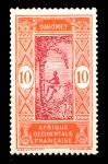 ДАГОМЕЯ 1913-35 гг. SC# 47 / 10 c. / СБОРЩИК БАНАНОВ НА ПАЛЬМЕ / MNH OG VF