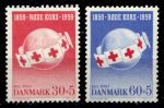 ДАНИЯ 1959г. / SC# B26-7 / КРАСНЫЙ КРЕСТ / MNH OG VF(**)