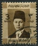 Египет 1937-1944 гг. • SC# 208 • 3 m. • Король Фарук(детский портрет) • стандарт Used F-VF