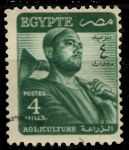 Египет 1953-1956 гг. • SC# 325 • 4 m. • Республика (1-й выпуск) • крестьянин • стандарт • Used F-VF