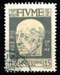 ФИЮМЕ 1920г. SC# 88 / 15 с. / ГАБРИЭЛЬ АНУНЦИО / USED F-VF