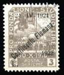 Фиуме 1922 г. • Mi# 152 • 3 L. на 3 C. • надпечатка "Costituente Fiumana 1922" на м. 1919 г. • Used F-VF ( кат. - €2 )