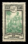 ФР. ПОЛИНЕЗИЯ 1913-30гг. SC# 40 / 40c. / РАБОЧИЕ-КАНАКА / MH OG VF