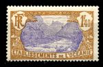 ФР. ПОЛИНЕЗИЯ 1913-30гг. SC# 51 / 1.40 fr. / ДОЛИНА ФАУТАУА / MH OG VF / ВИДЫ