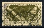 ФР. ПОЛИНЕЗИЯ 1934-9гг. SC# 109 / 1.75 fr. / ТОТЕМЫ / USED F-VF