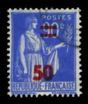 ФРАНЦИЯ 1940-1гг. SC# 406 / 50с. на 90c. БОГИНЯ МИРА ЭЙРЕНА  / USED F-VF