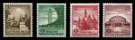 ГЕРМАНИЯ 1938г. MI# 665-8(SC# 486-9) / ФЕСТИВАЛЬ СПОРТА / MNH OG VF / АРХИТЕКТУРА