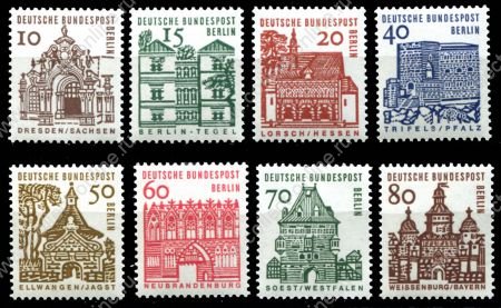 Зап. Берлин 1964-5гг. SC# 9N215-22(Mi# 242-9)  / Старинные сооружения / MNH OG VF / Архитектура