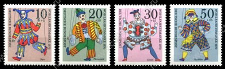 ФРГ 1970г. SC# B463-6(MI# 650-3) / Куклы / MNH OG VF / Искусство