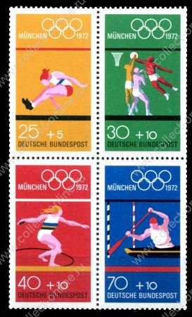 ФРГ 1972г. SC# B490a-e(MI# 734-7) / Олимпиада Мюнхен / MNH OG VF / Спорт